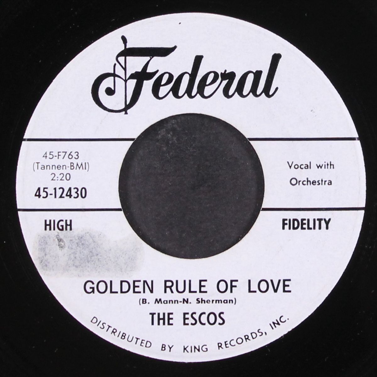 golden rule of love / whatcha bet by ESCOS