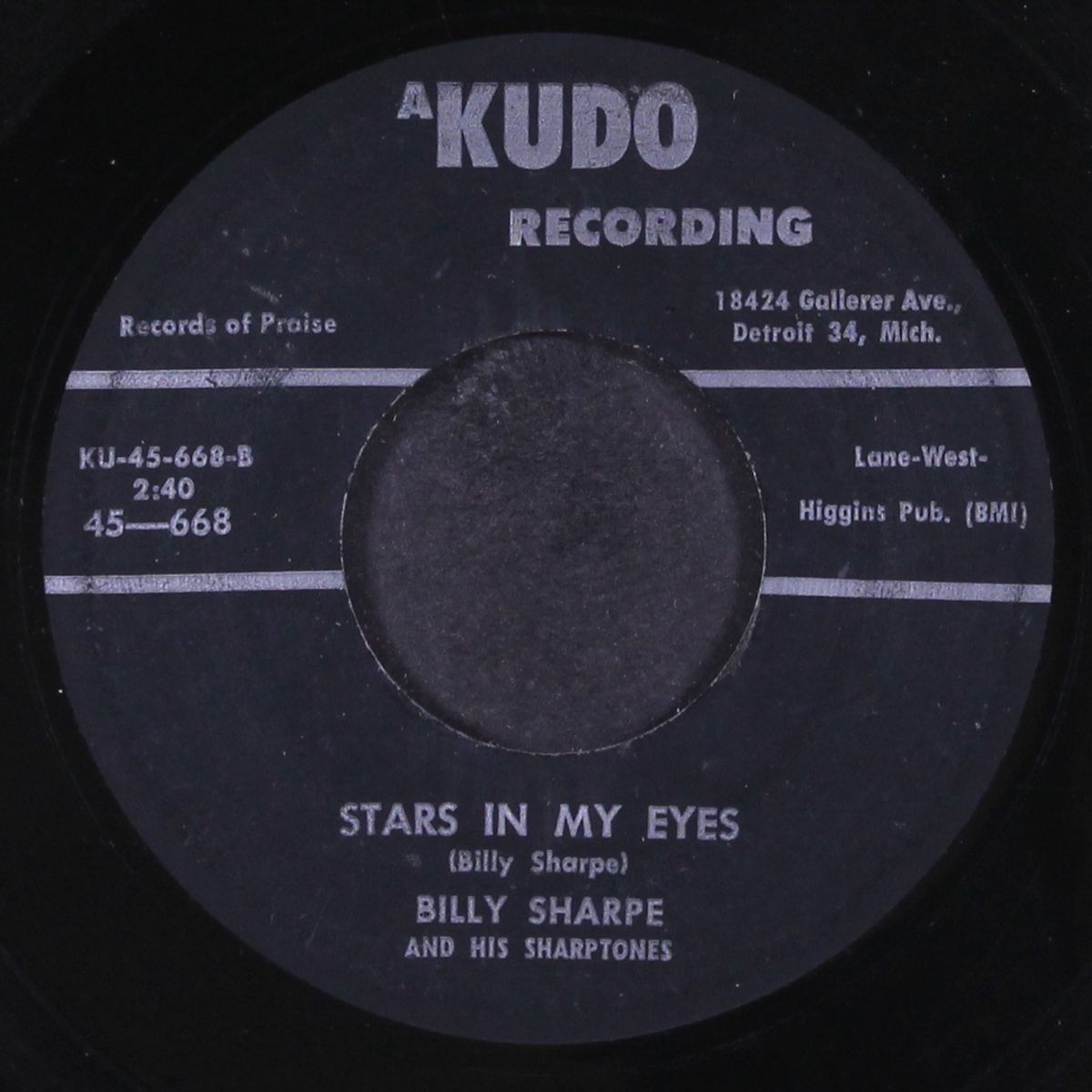 hippitty hop / stars in my eyes by BILLY SHARPE & SHARPTONES