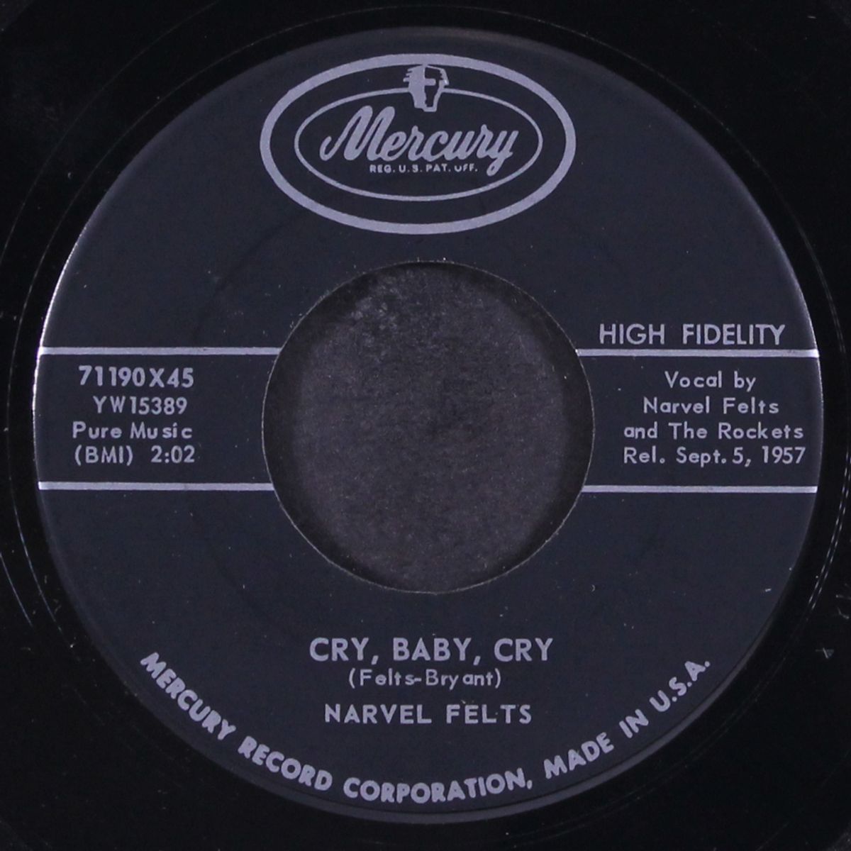 lonesome feeling / cry, baby, cry by NARVEL FELTS