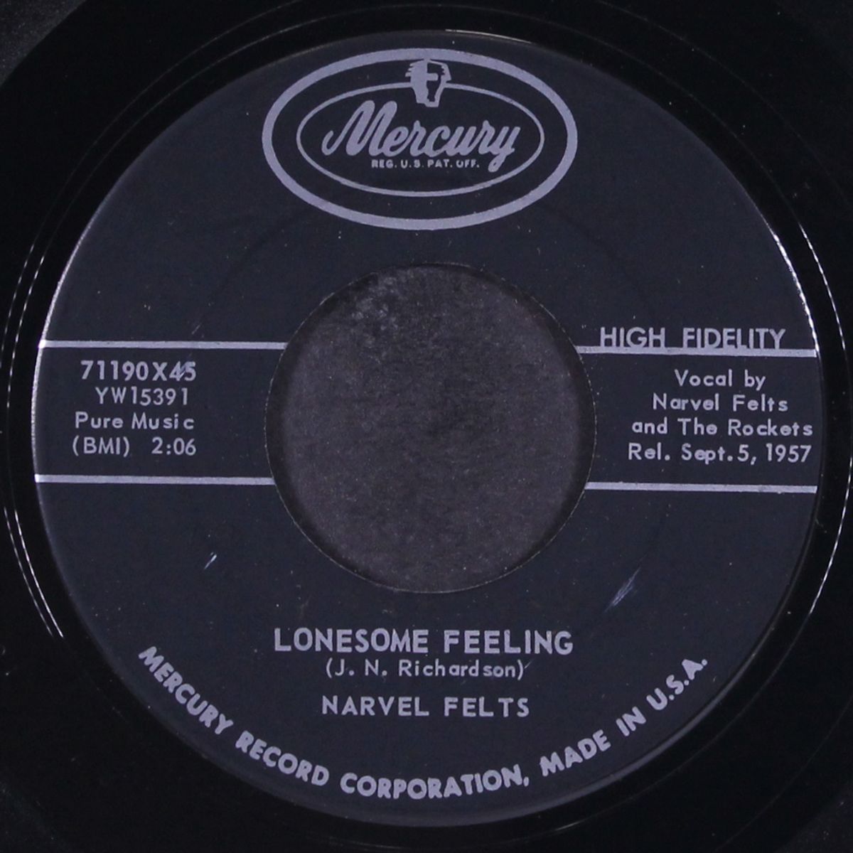 lonesome feeling / cry, baby, cry by NARVEL FELTS