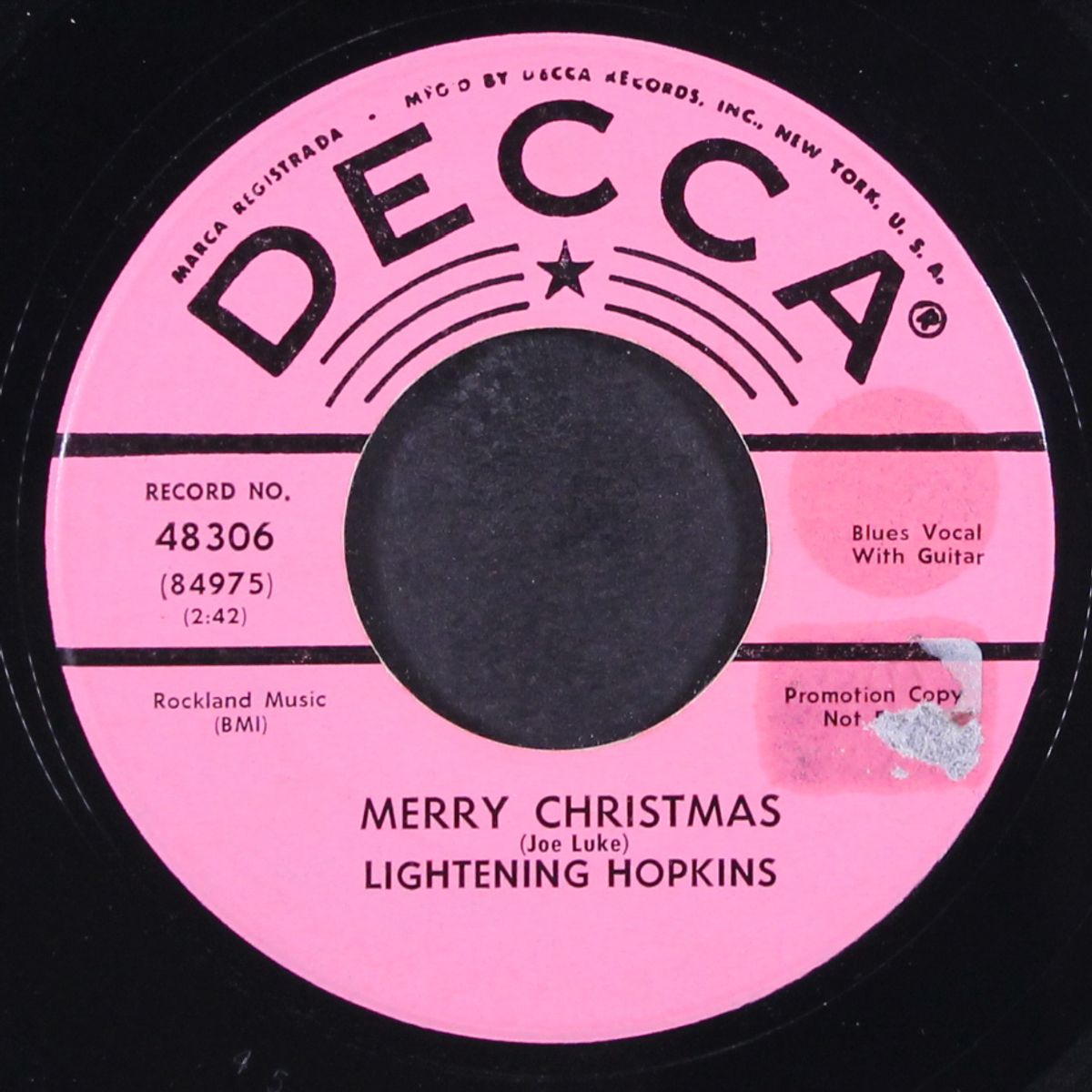 merry christmas / happy new year by LIGHTNIN' HOPKINS