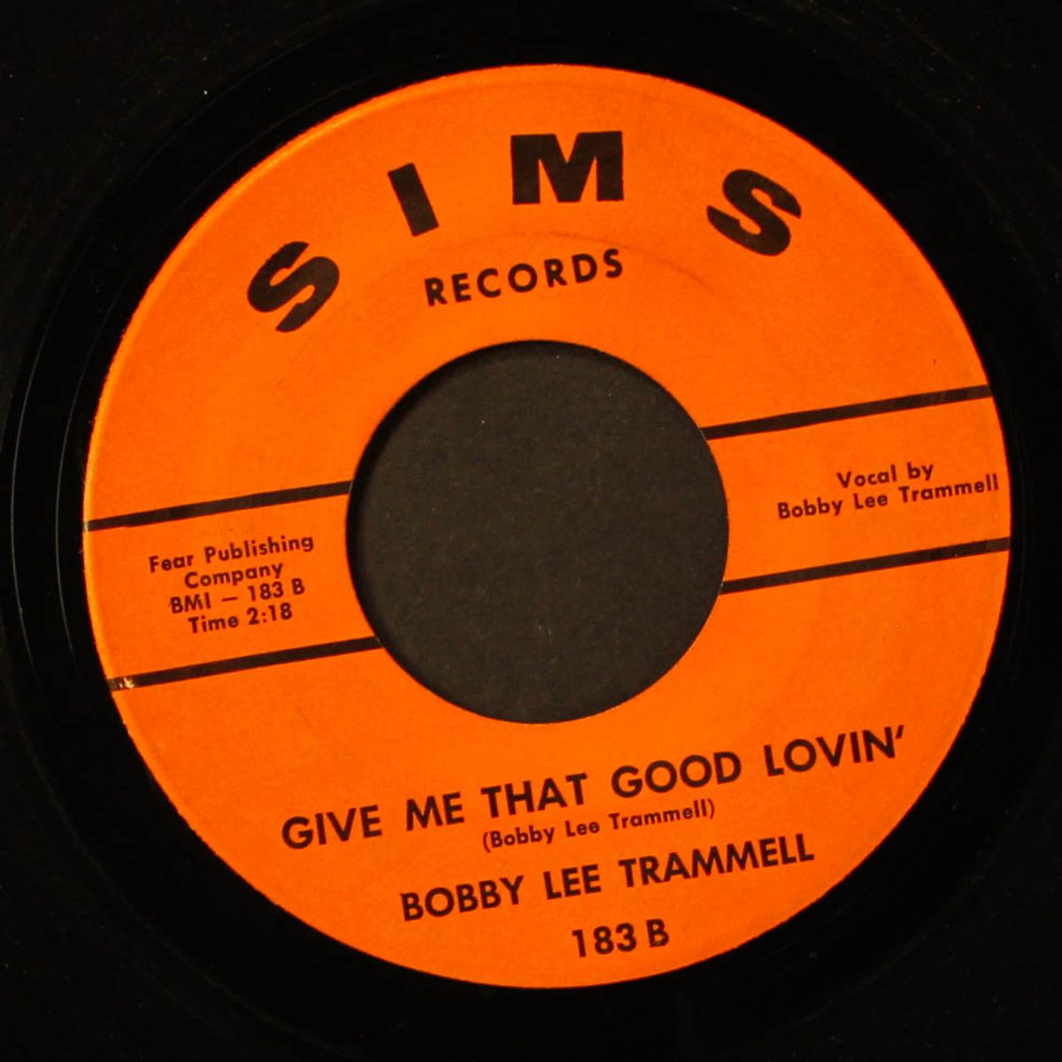 new dance in france / give me that good lovin' by BOBBY LEE TRAMMELL