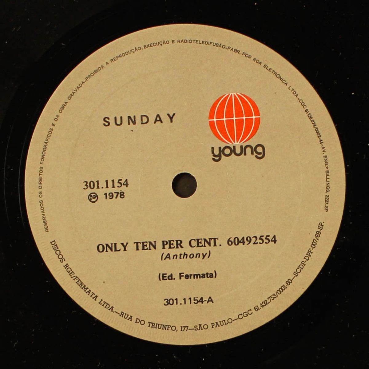 put it out / only ten per cent by SUNDAY