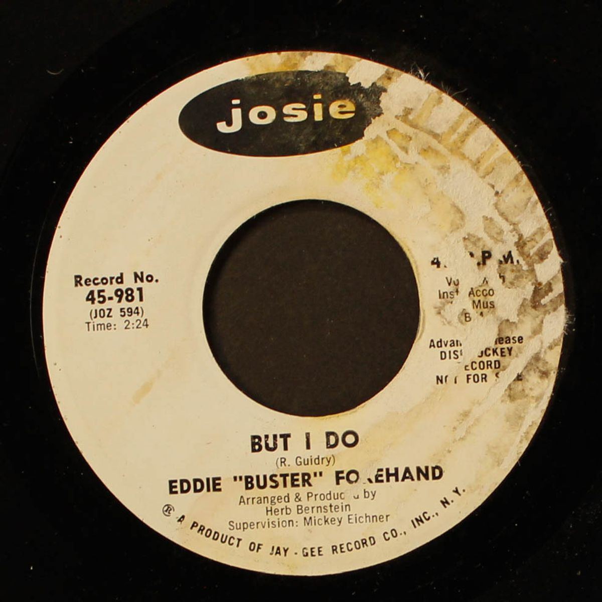 but i do / same by EDDIE "BUSTER" FOREHAND