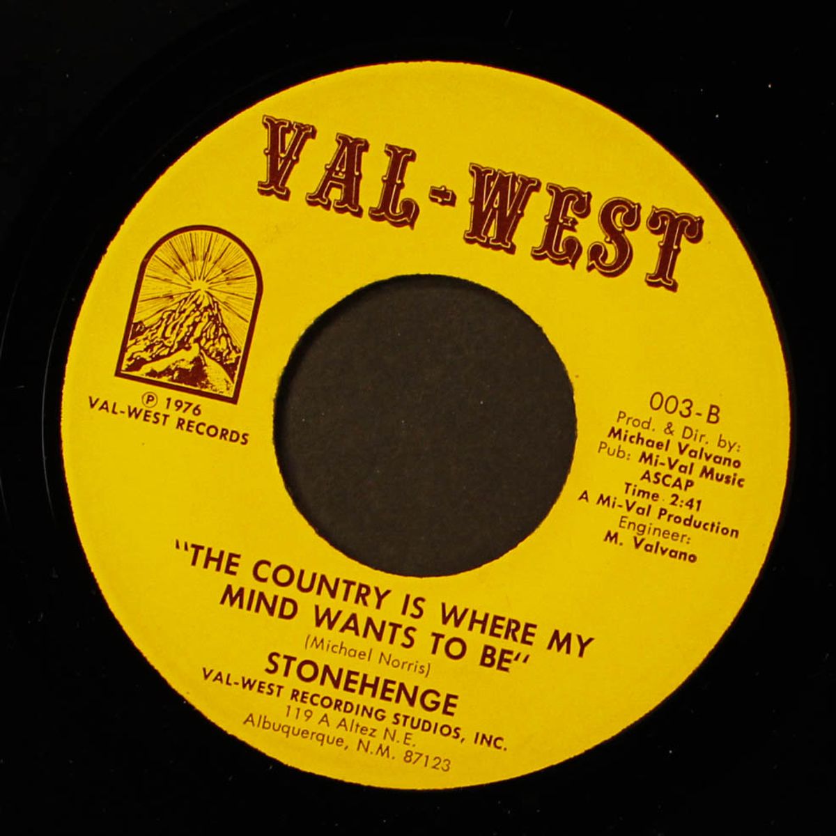 place i want to be / the country is where my mind wants to be by STONEHENGE