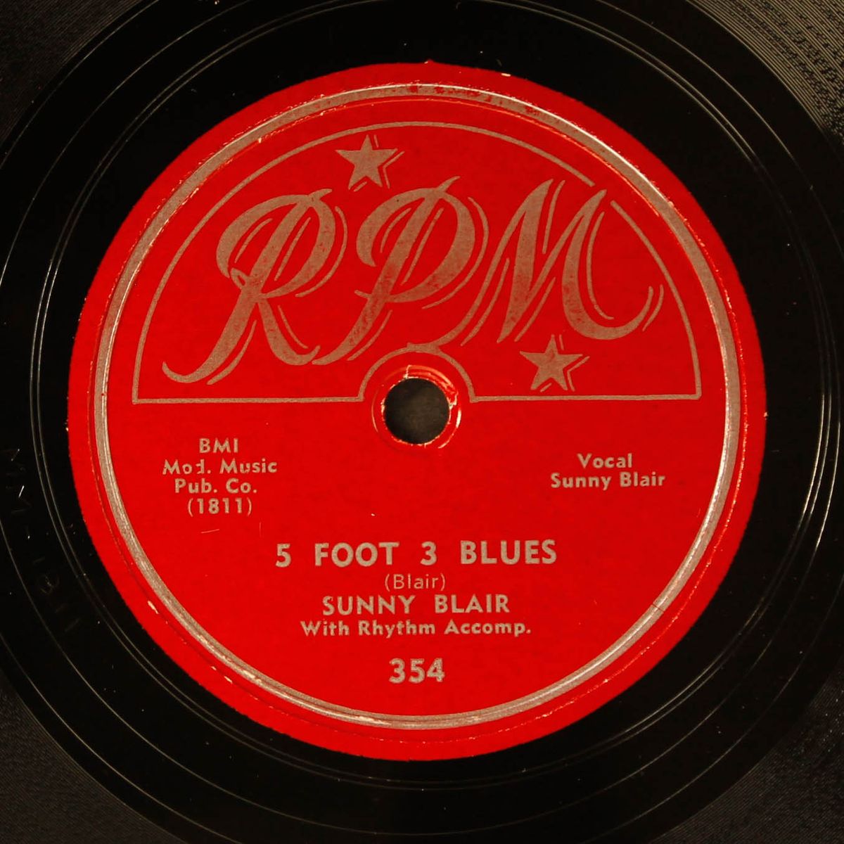 5 foot 3 blues / glad to be back home by SUNNY BLAIR