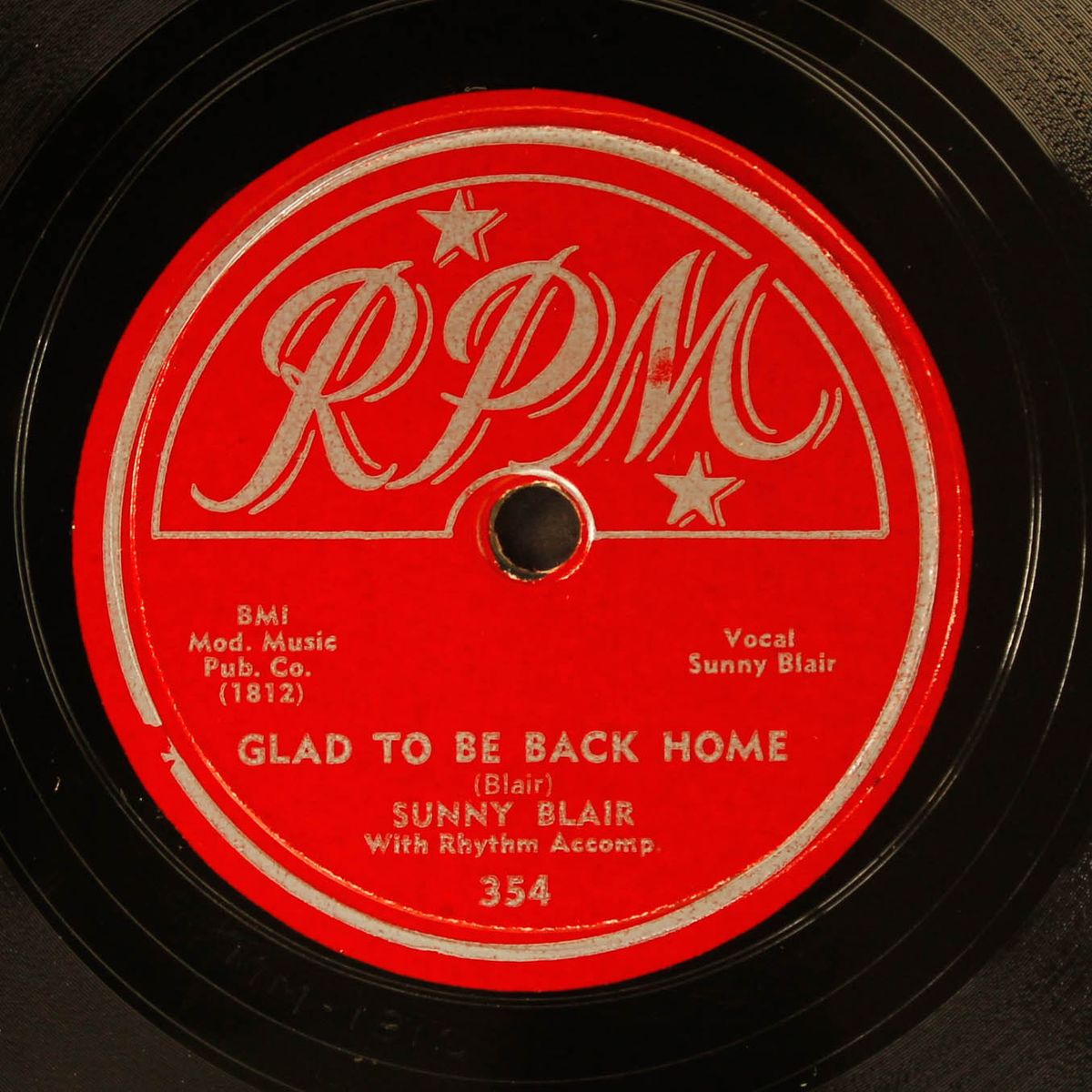 5 foot 3 blues / glad to be back home by SUNNY BLAIR