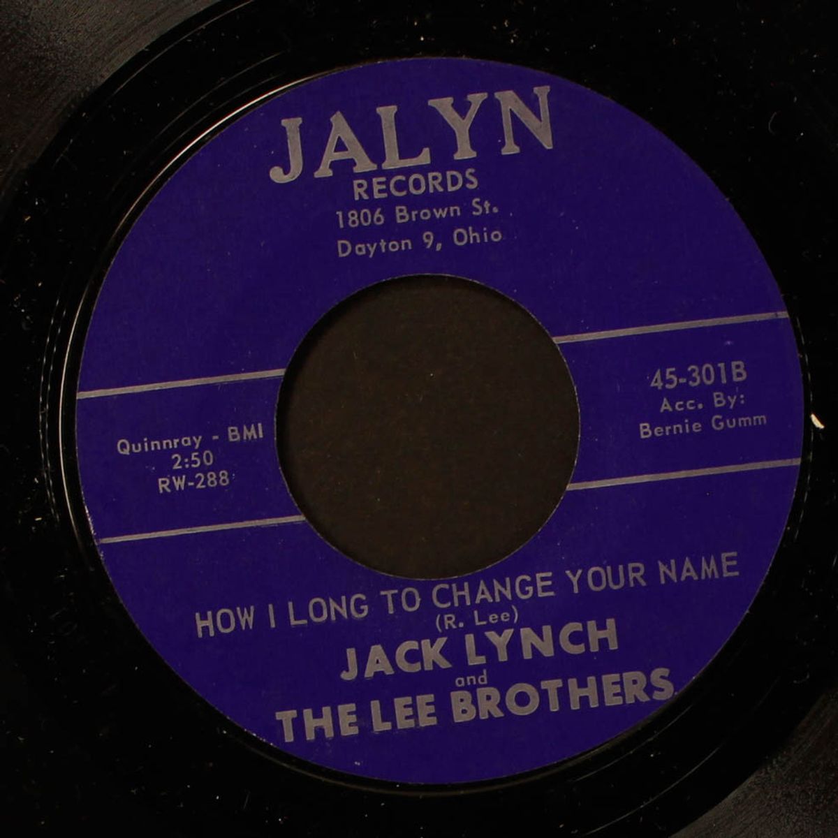 i can't get you out of my mind by JACK LYNCH & LEE BROTHERS