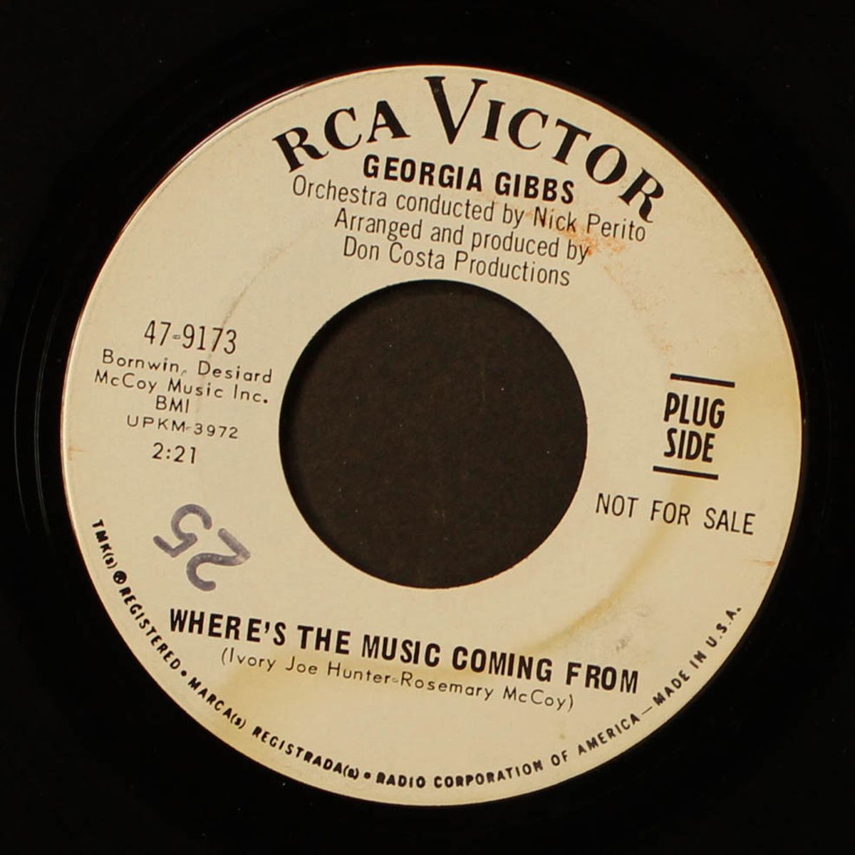 where's the music coming from by GEORGIA GIBBS
