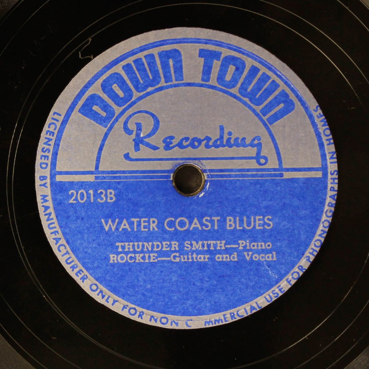 low down dirty ways / water coast blues by THUNDER SMITH