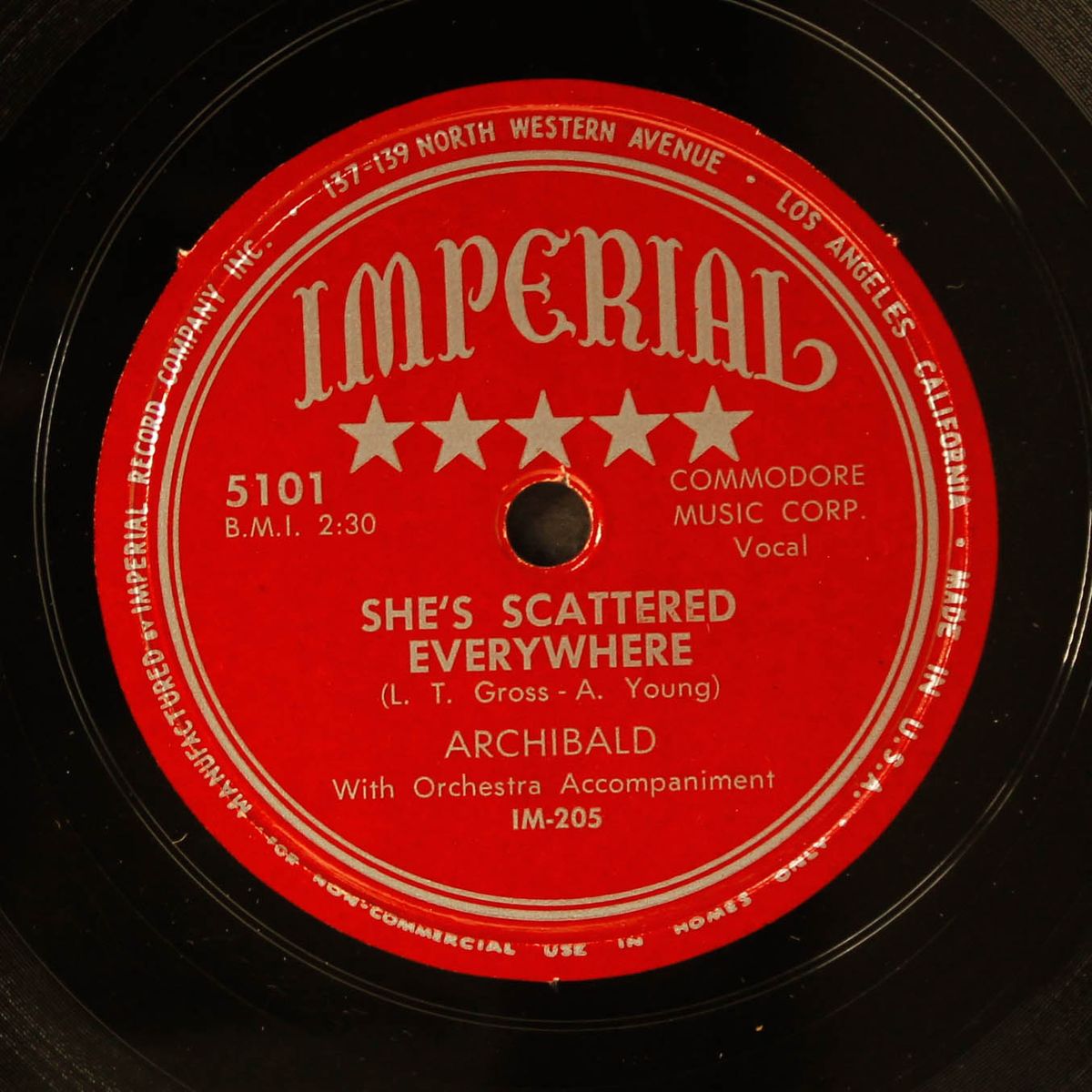 my gal / she's scattered everywhere by ARCHIBALD