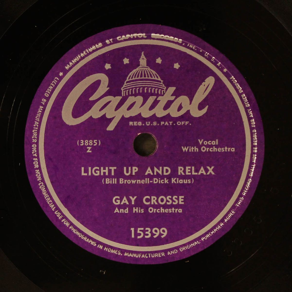 if you want me to come home / light up and relax by GAY CROSSE