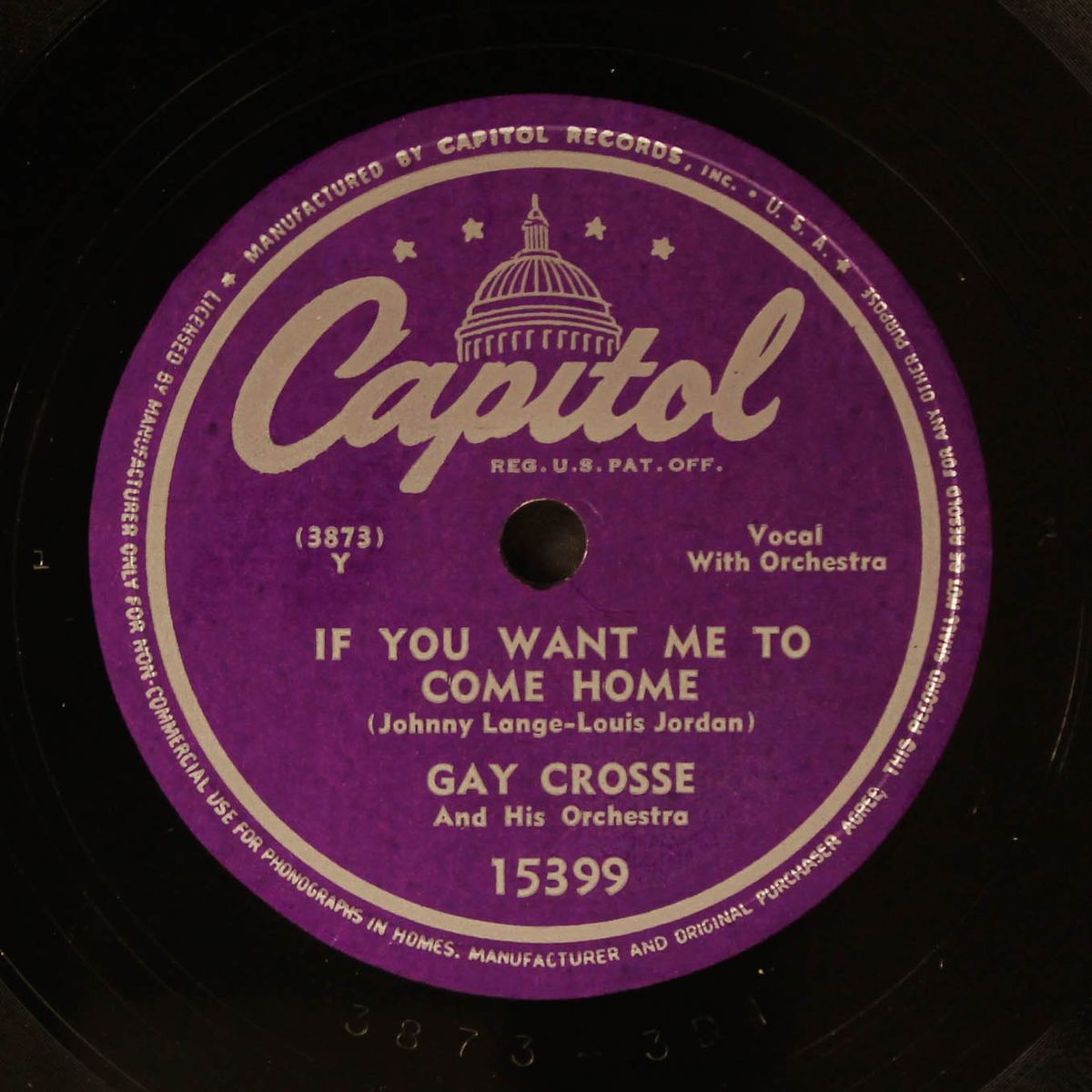 if you want me to come home / light up and relax by GAY CROSSE