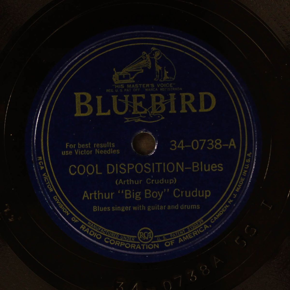 cool disposition / keep you by ARTHUR 'BIG BOY' CRUDUP