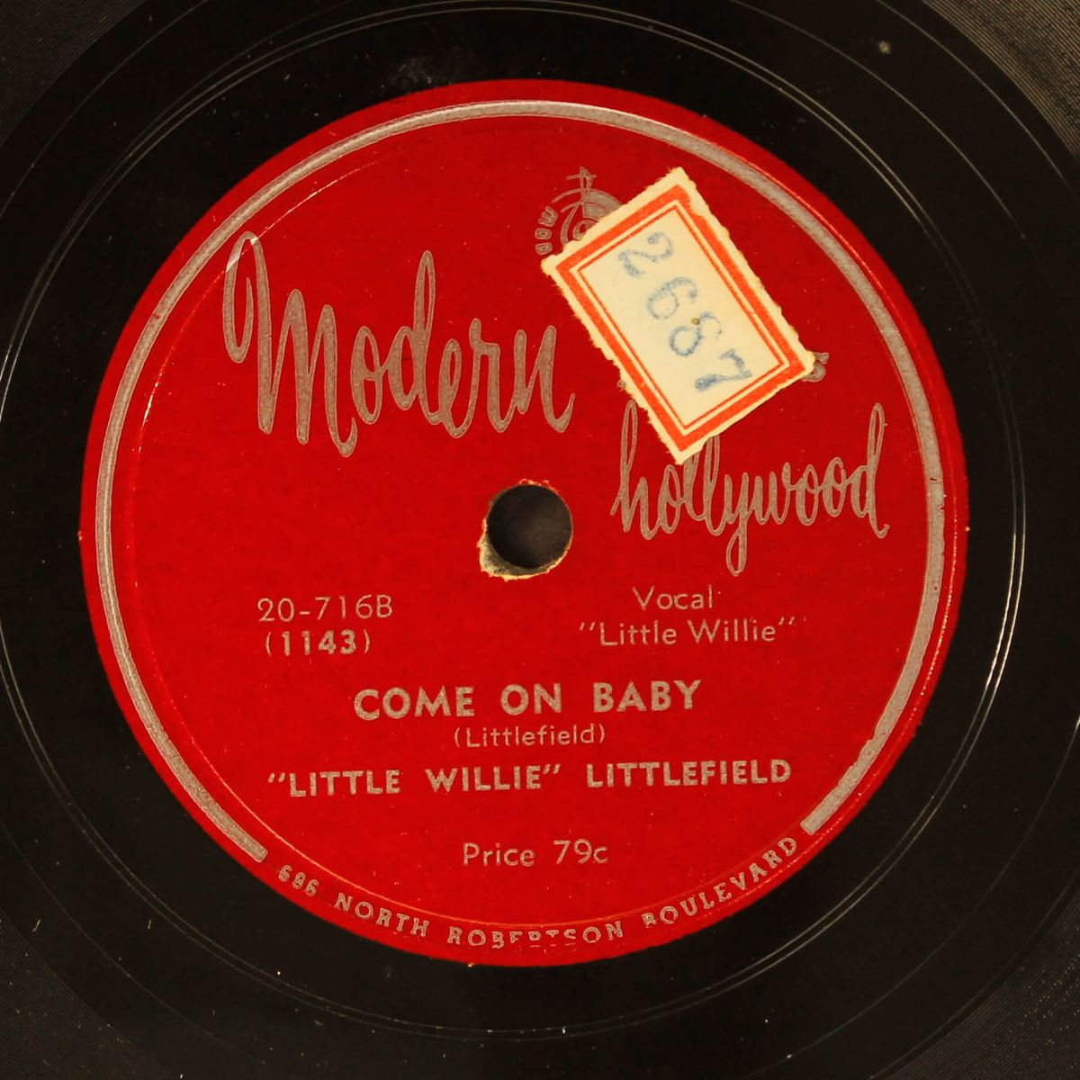 merry xmas / come on baby by LITTLE WILLIE LITTLEFIELD