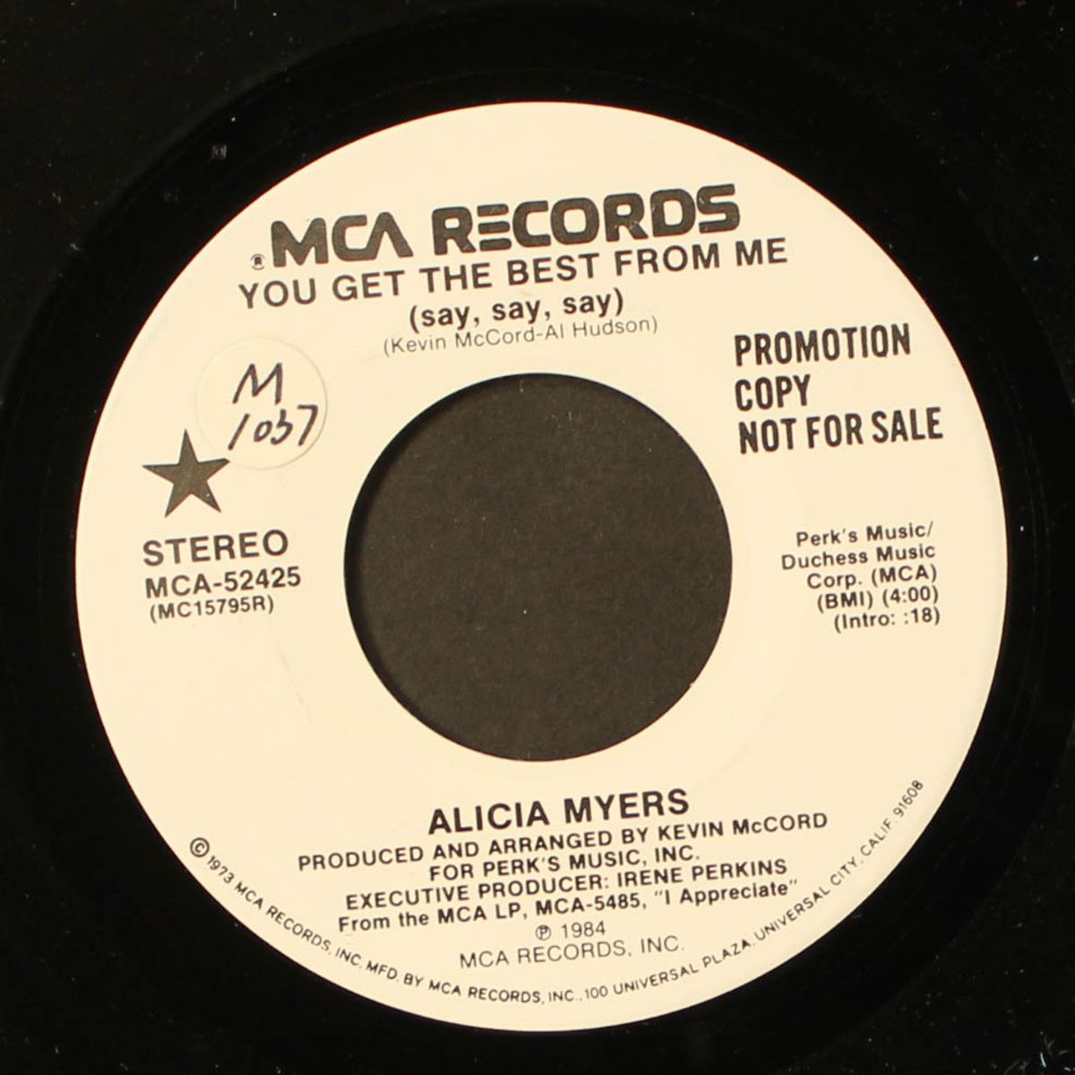 you get the best from me / same by ALICIA MYERS