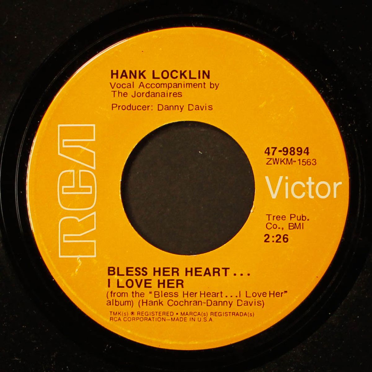 bless her heart...i love her by HANK LOCKLIN