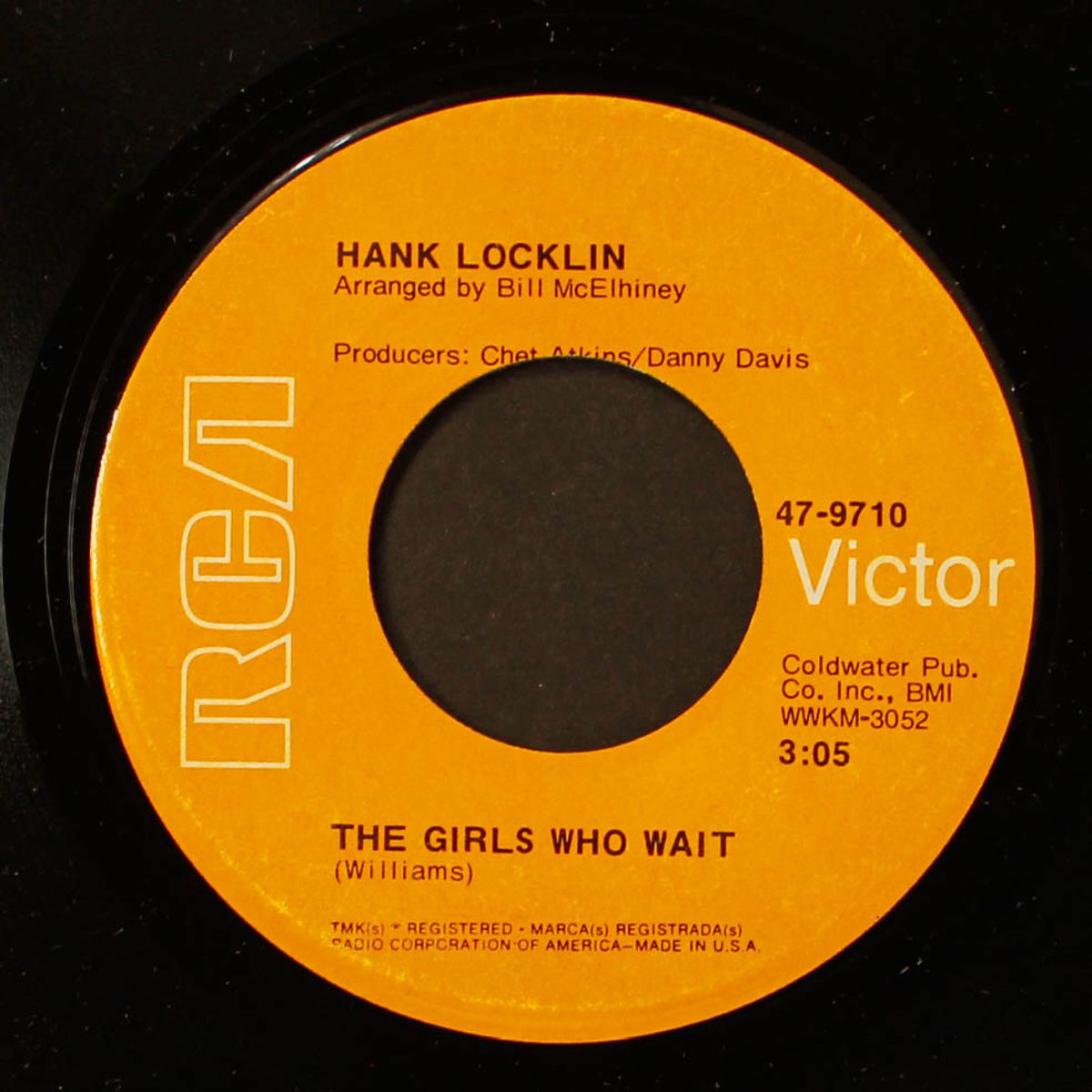 where the blue of the night meets the gold of the day by HANK LOCKLIN