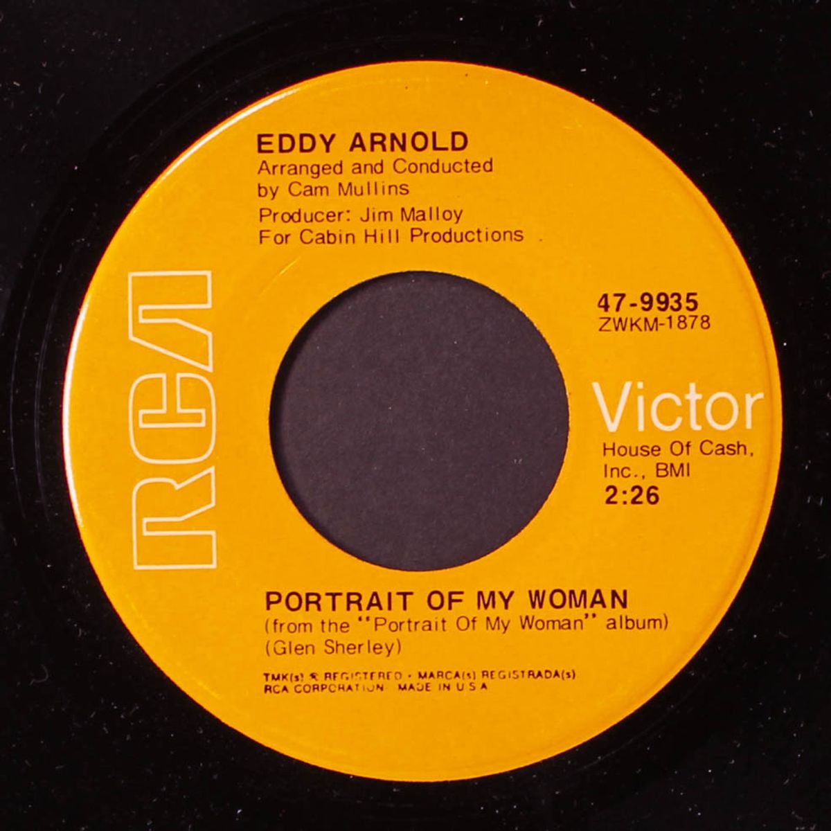 portrait of my woman / i really don't want to know by EDDY ARNOLD