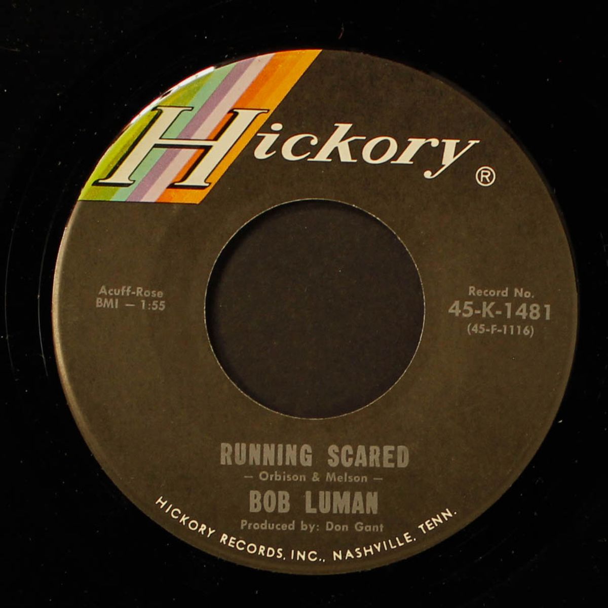 the best years of my wife / running scared by BOB LUMAN
