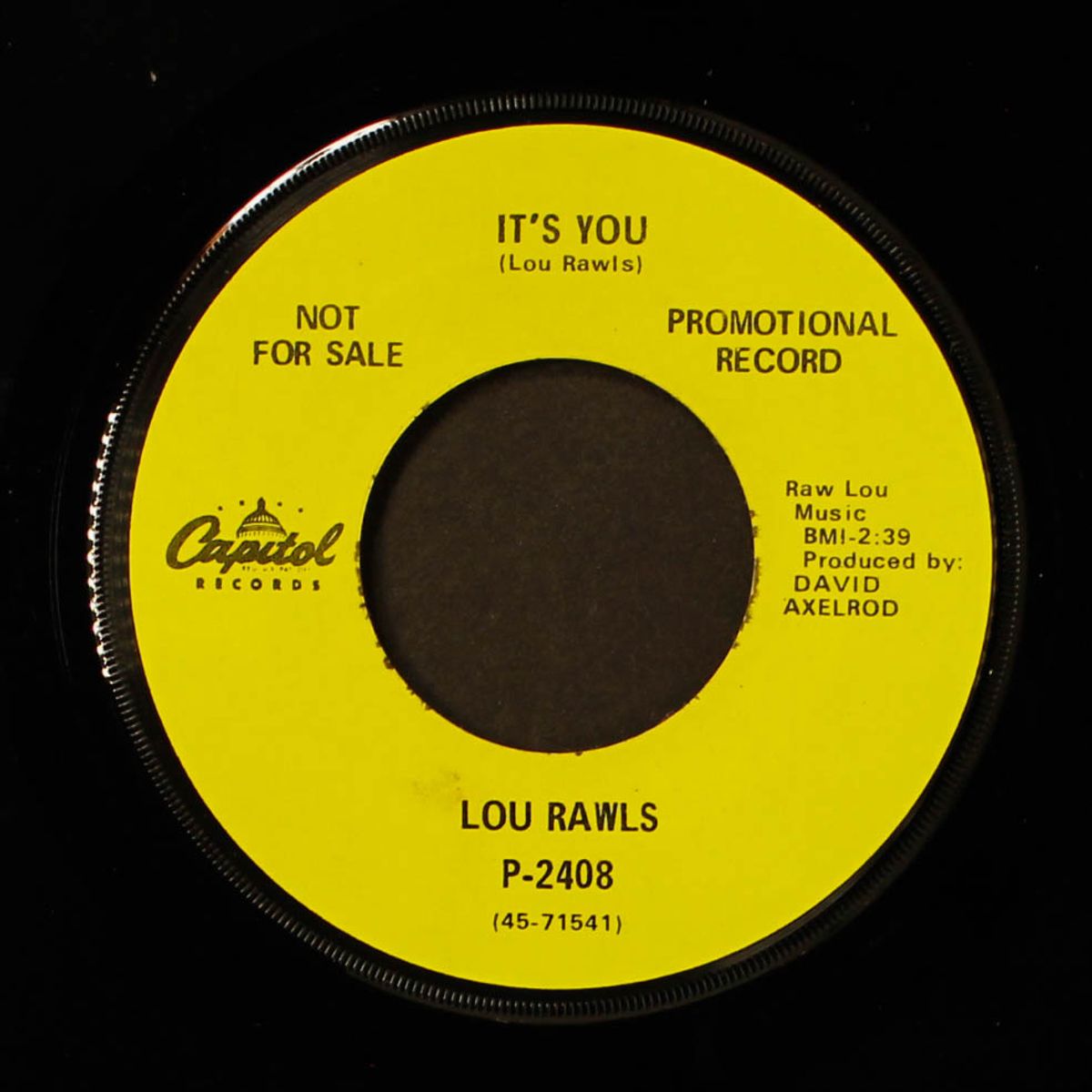 it's you / sweet charity by LOU RAWLS