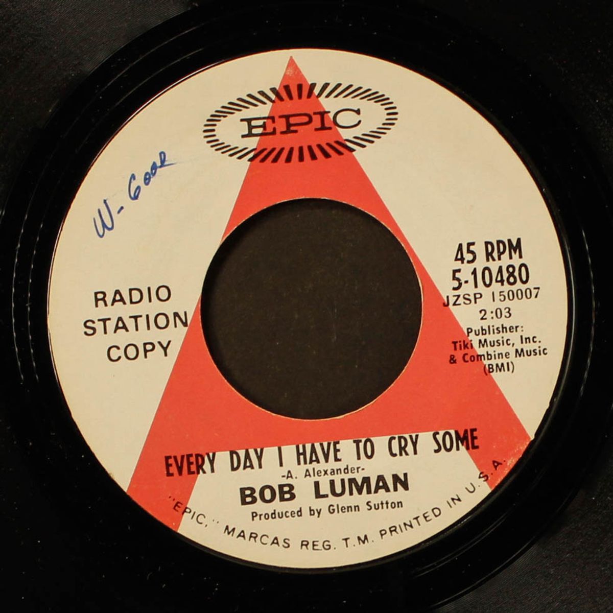 every day i have to cry some by BOB LUMAN