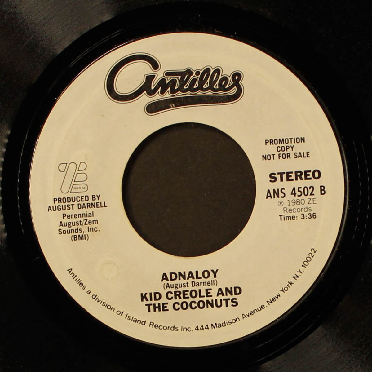maladie d'amour / adnaloy by KID CREOLE & COCONUTS