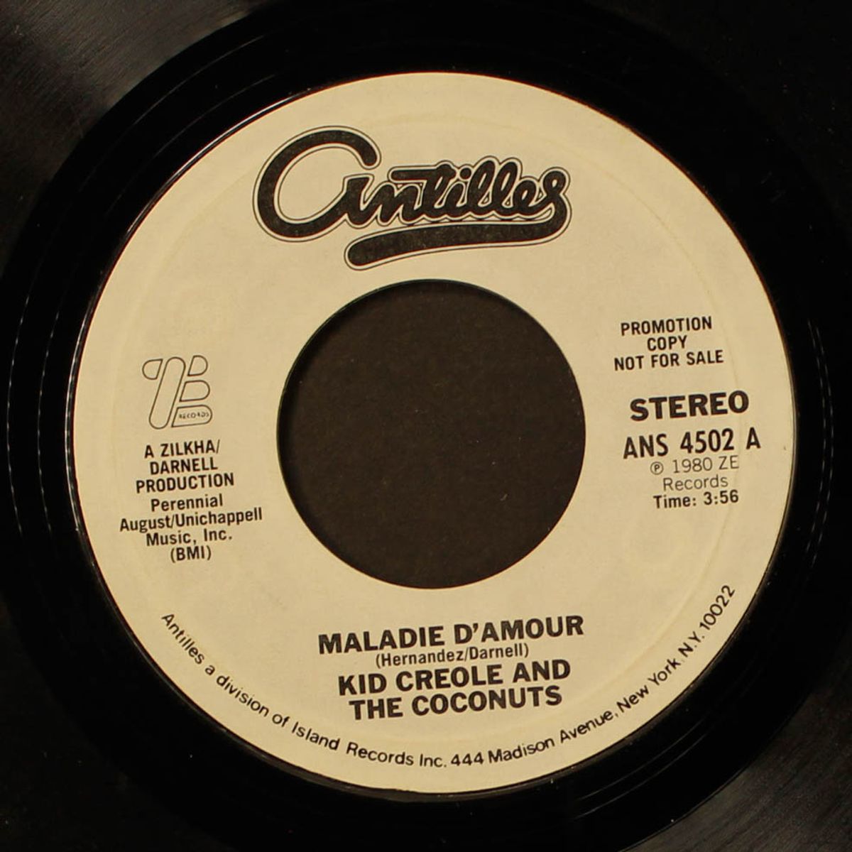 maladie d'amour / adnaloy by KID CREOLE & COCONUTS