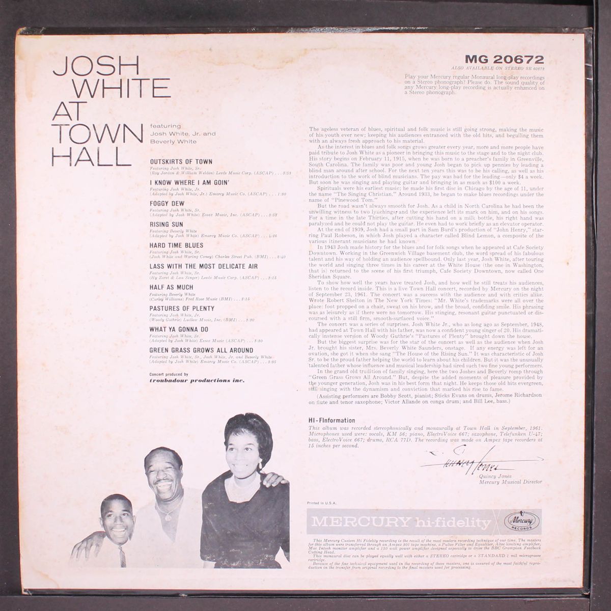 at town hall by JOSH WHITE