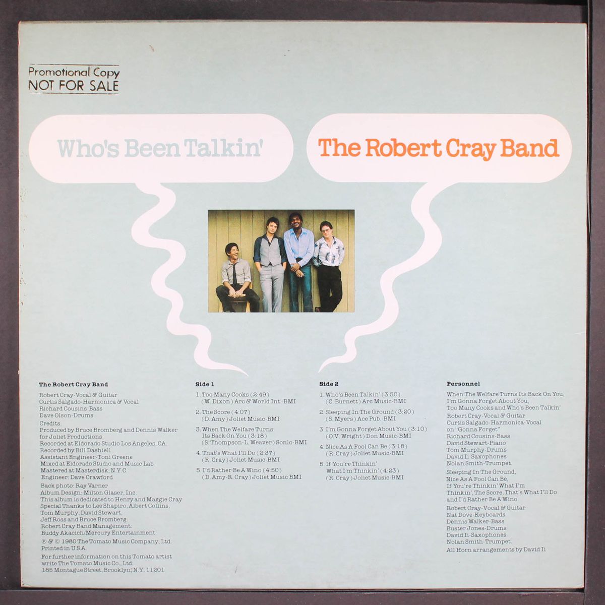 who's been talkin' by ROBERT CRAY