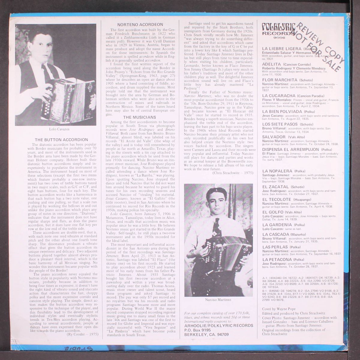 texas-mexican border music, vol. 4; norteno accordion, part 1 by VARIOUS