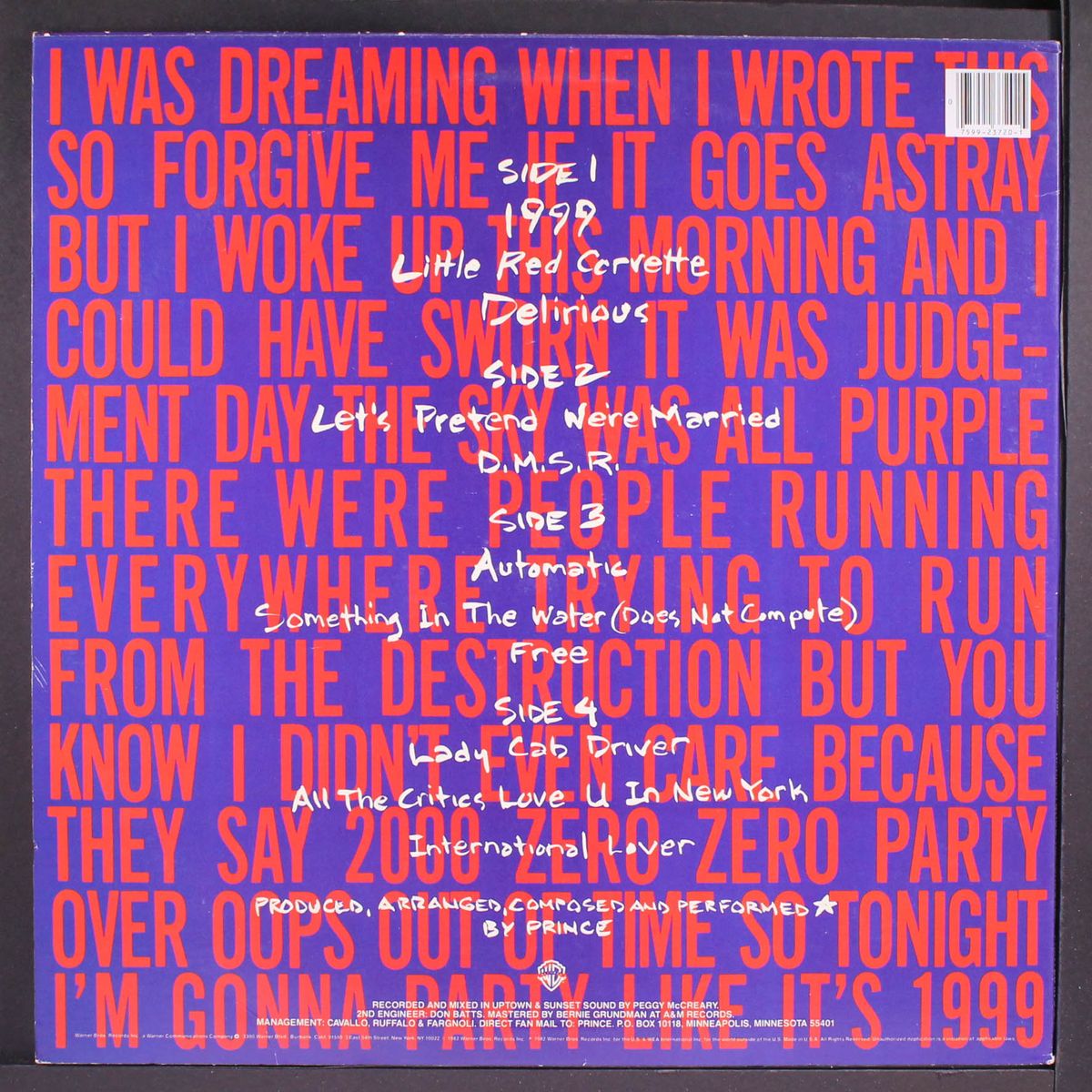 1999 by PRINCE