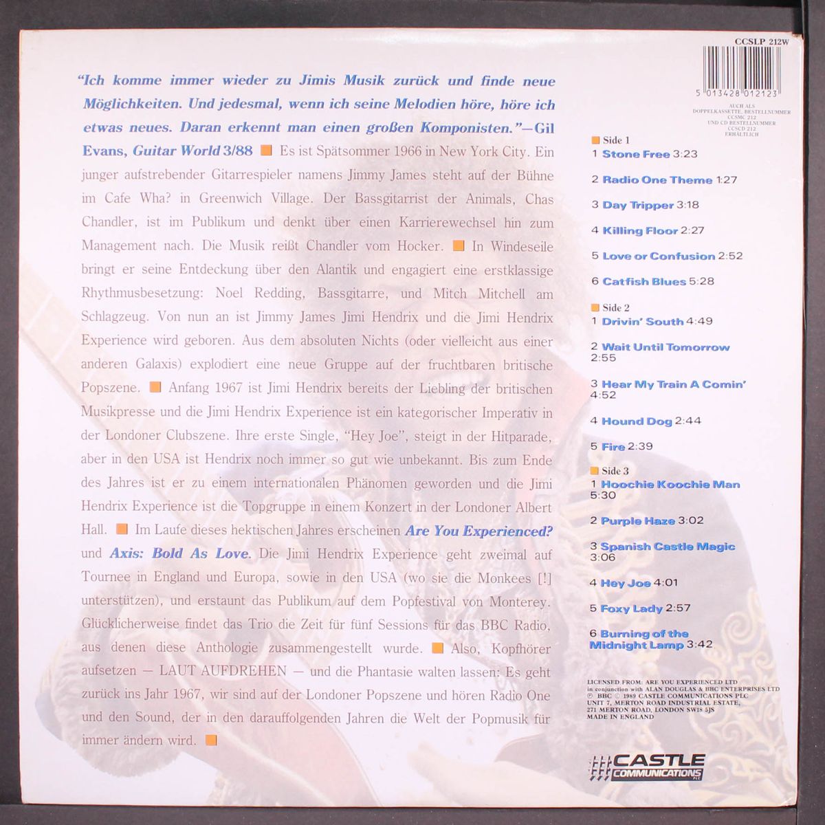 radio one by JIMI HENDRIX EXPERIENCE