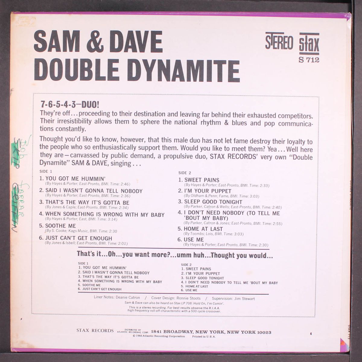double dynamite by SAM & DAVE