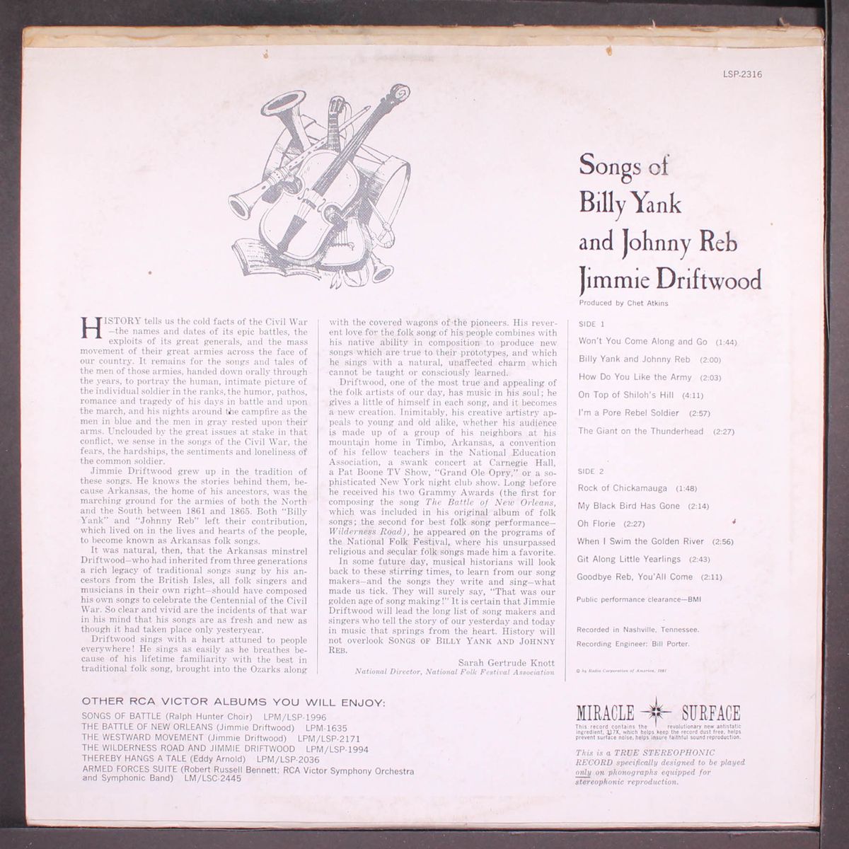 songs of billy yank and johnny reb by JIMMY DRIFTWOOD