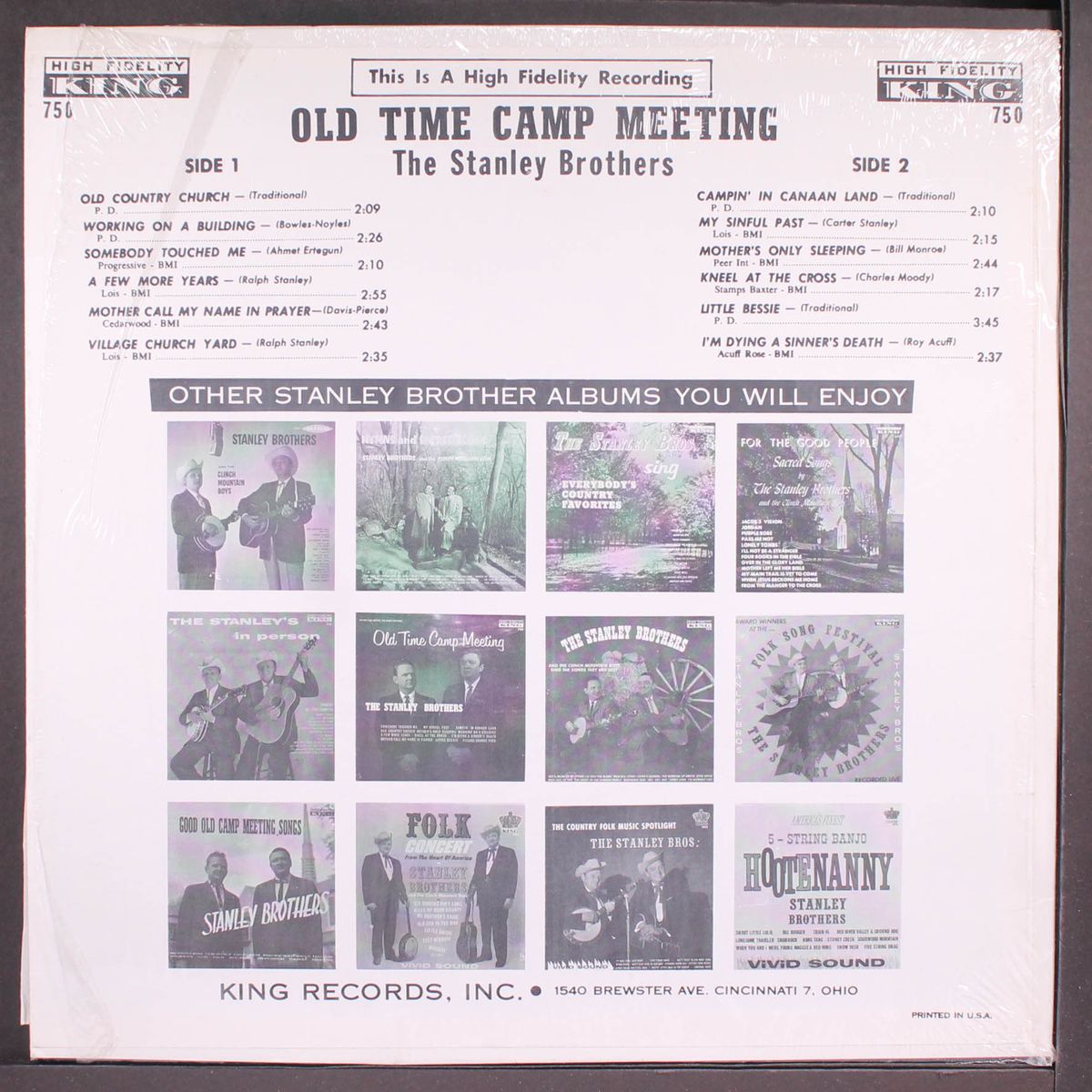 old time camp meeting by STANLEY BROTHERS