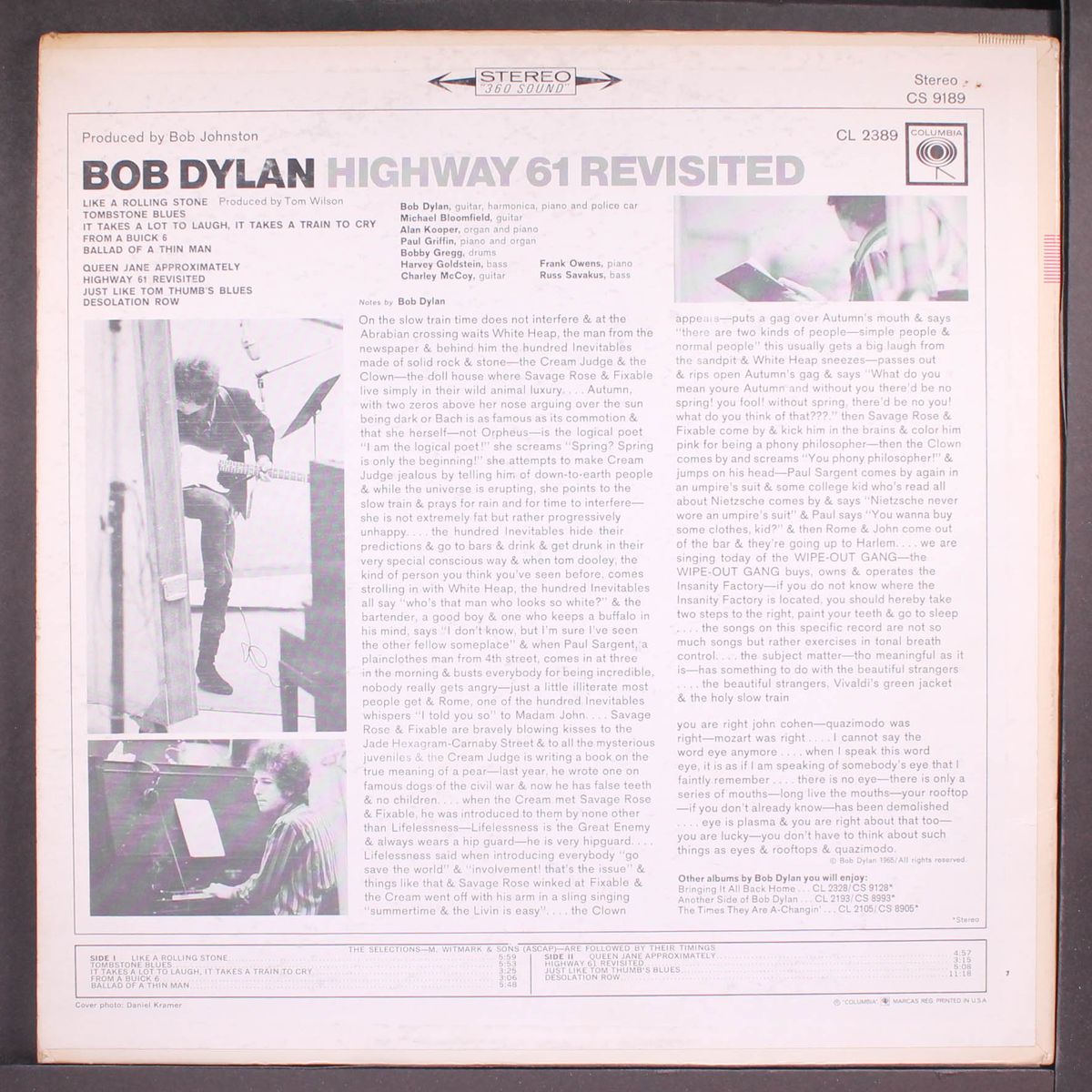 highway 61 revisited by BOB DYLAN