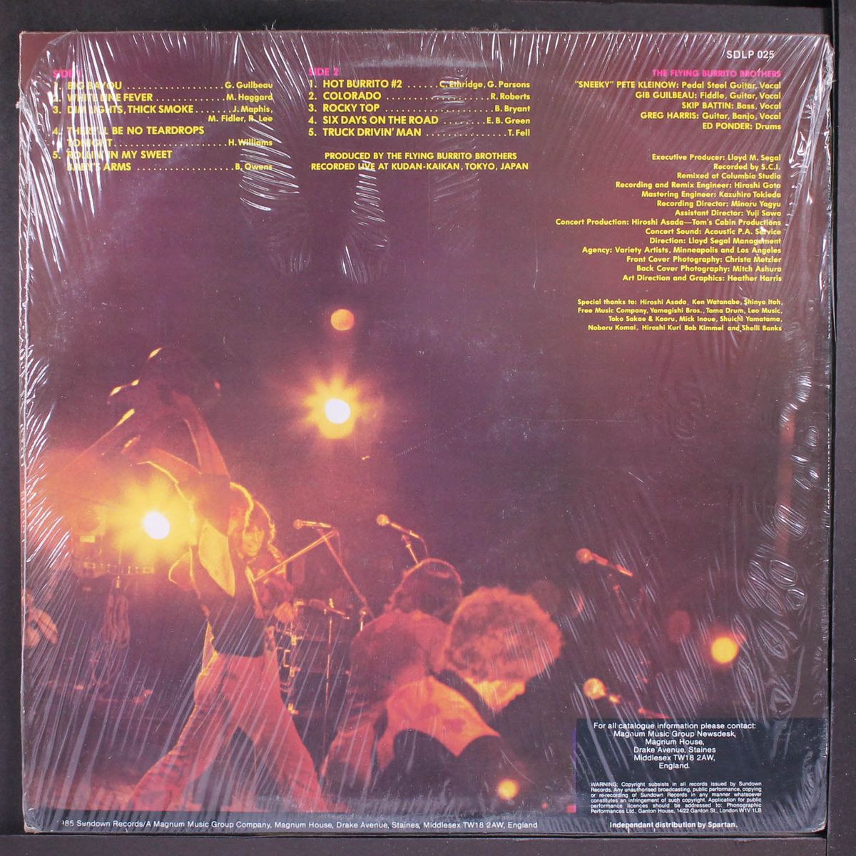 live from tokyo by FLYING BURRITO BROS