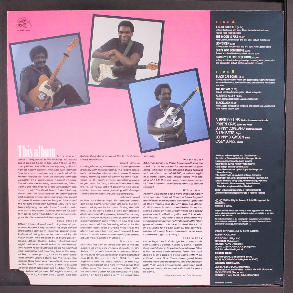 showdown! by ALBERT COLLINS, CRAY & COPELAND