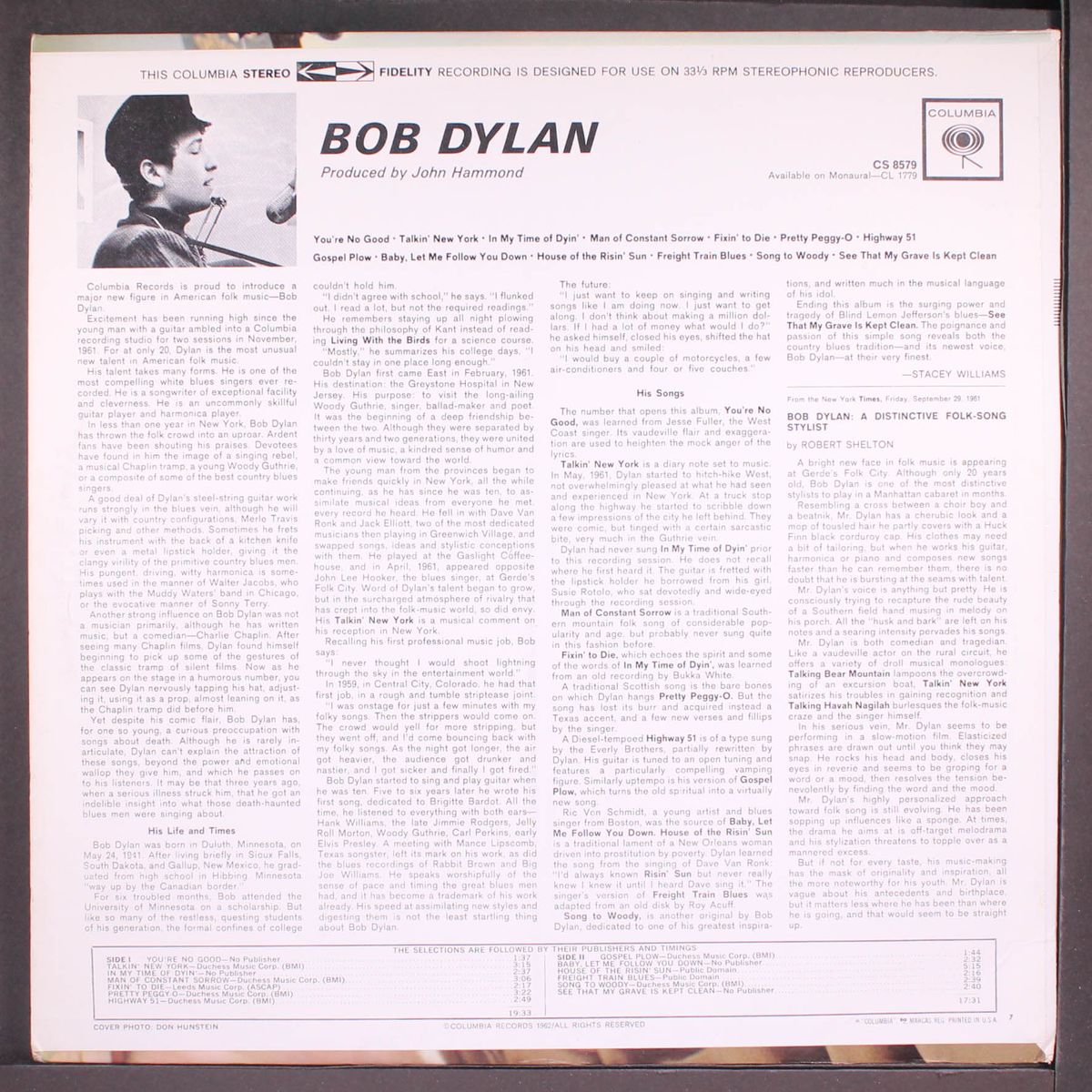 bob dylan by BOB DYLAN