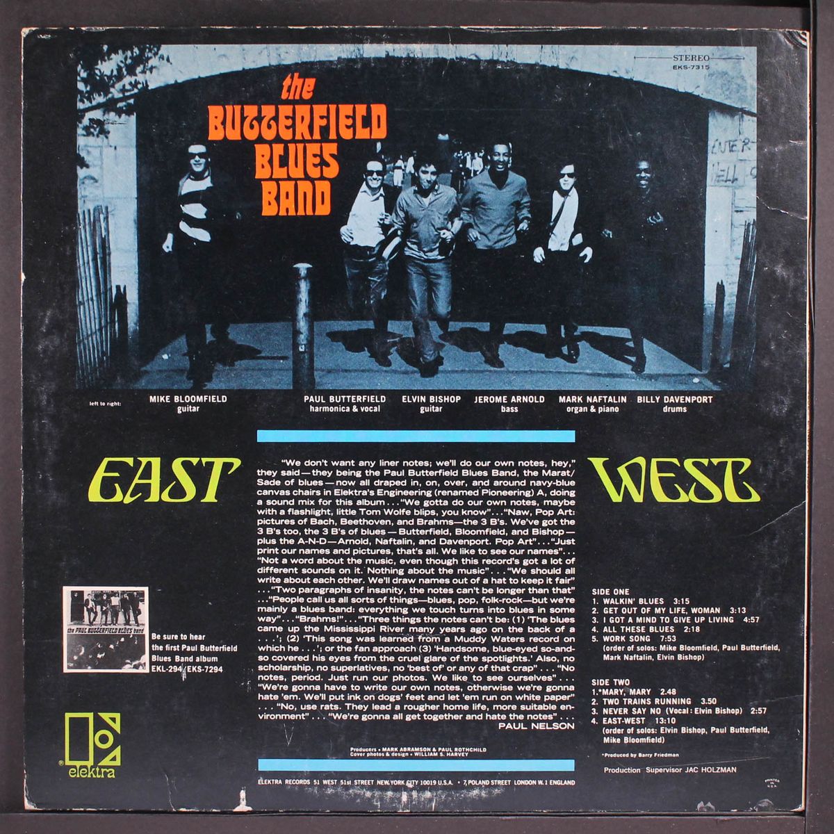 east-west by BUTTERFIELD BLUES BAND