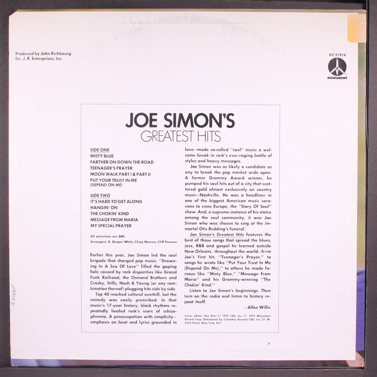 greatest hits by JOE SIMON