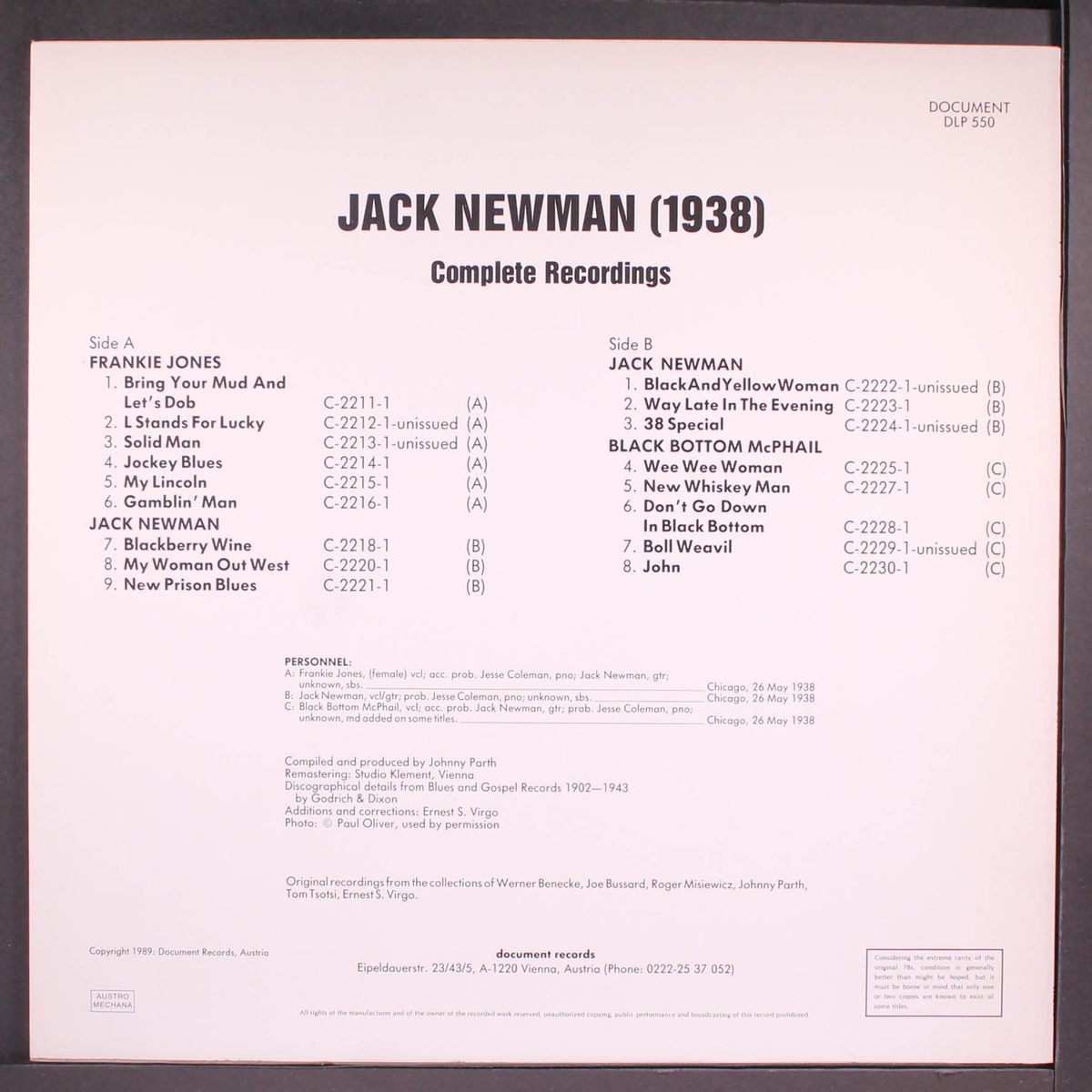 1938 by JACK NEWMAN