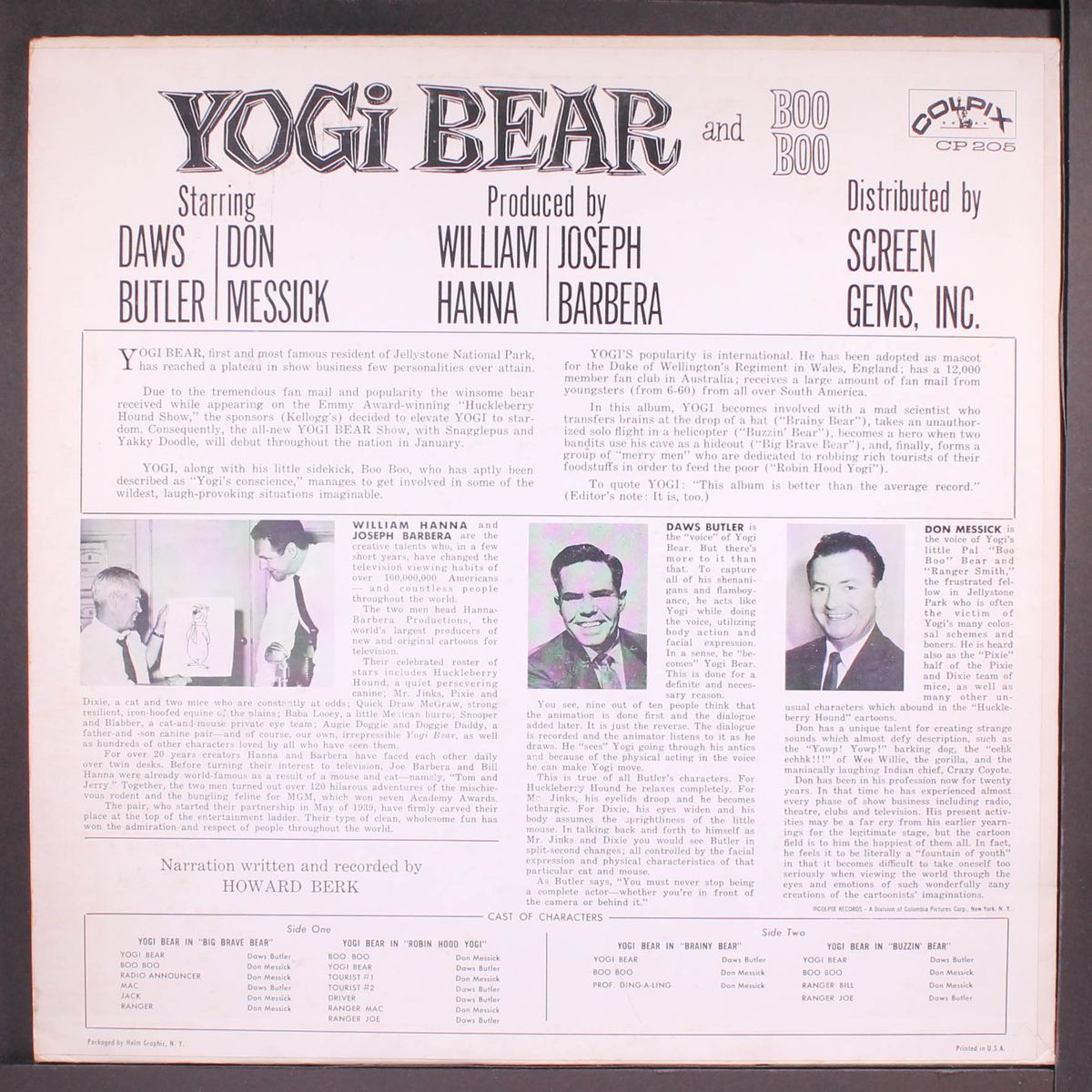 yogi bear and boo boo by TV SOUNDTRACK