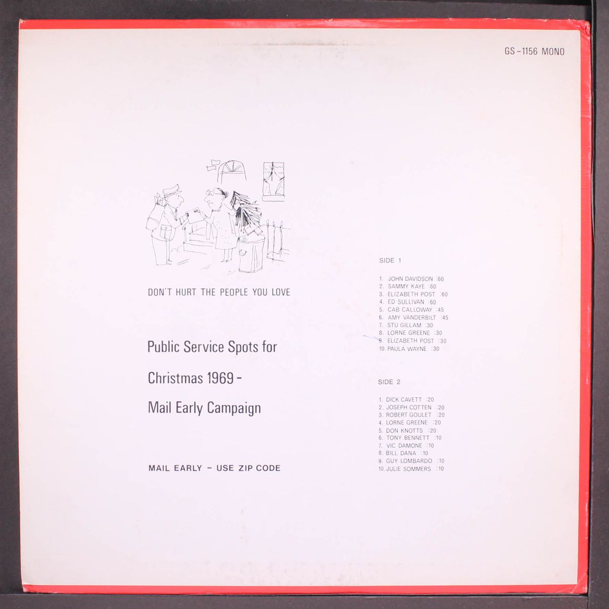 don't hurt the people you love-mail early campaign by VARIOUS