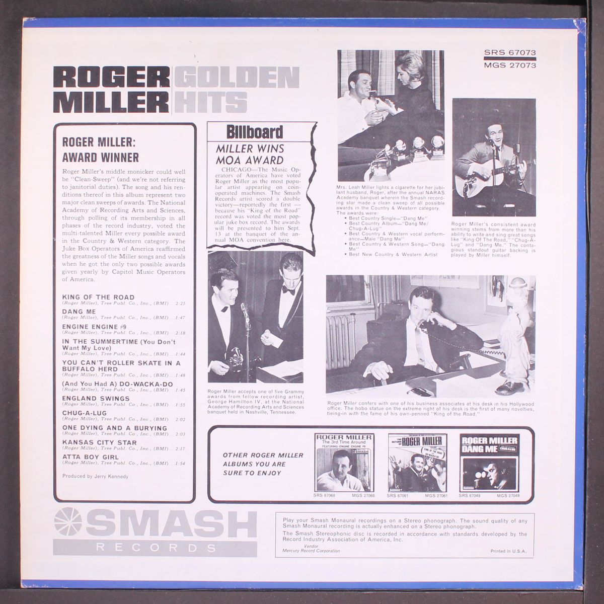 golden hits by ROGER MILLER