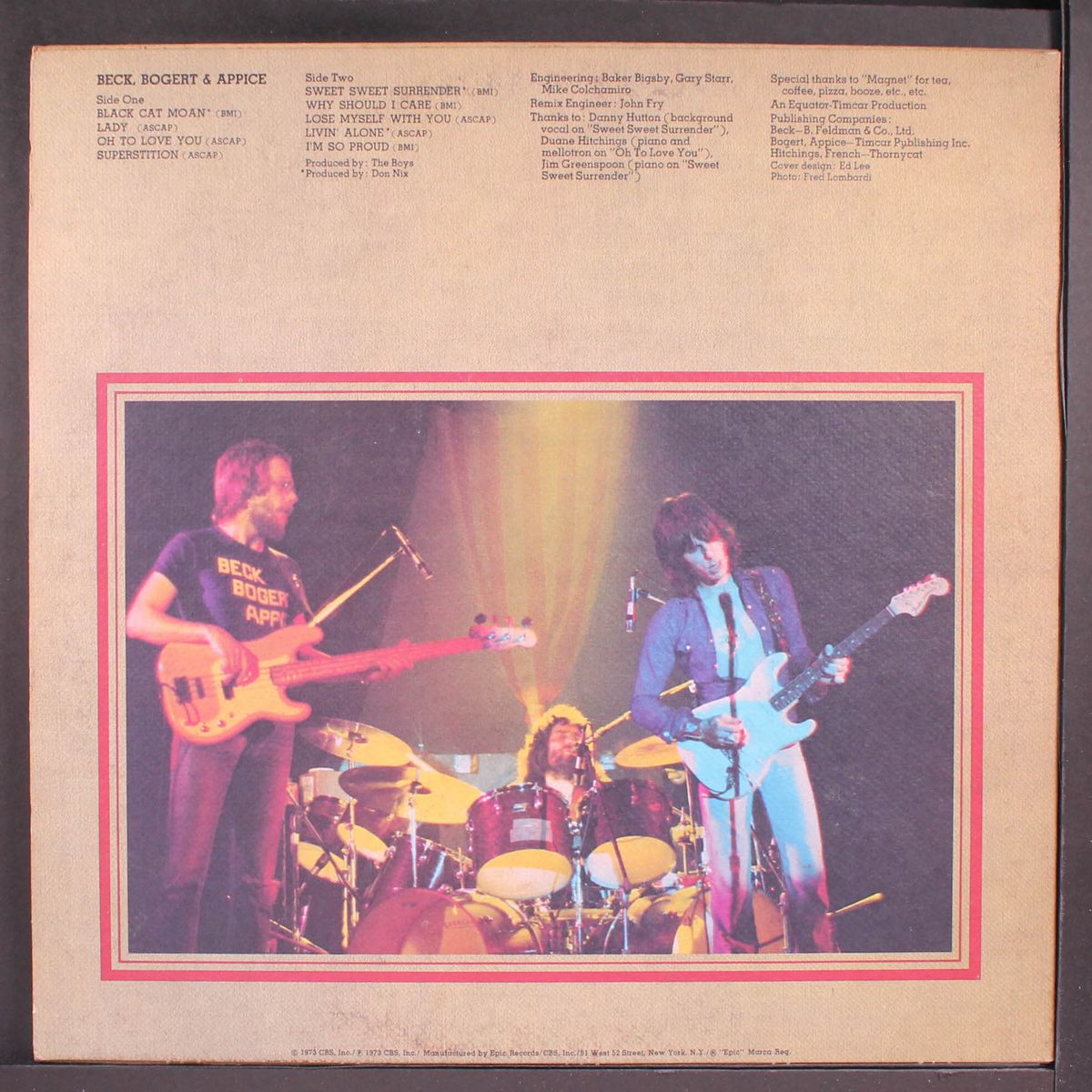 beck, bogert & appice by BECK, BOGERT & APPICE
