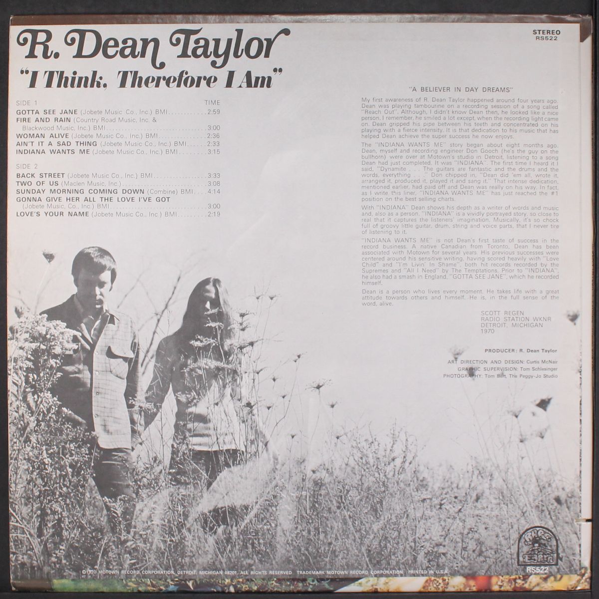 i think therefore i am by R. DEAN TAYLOR
