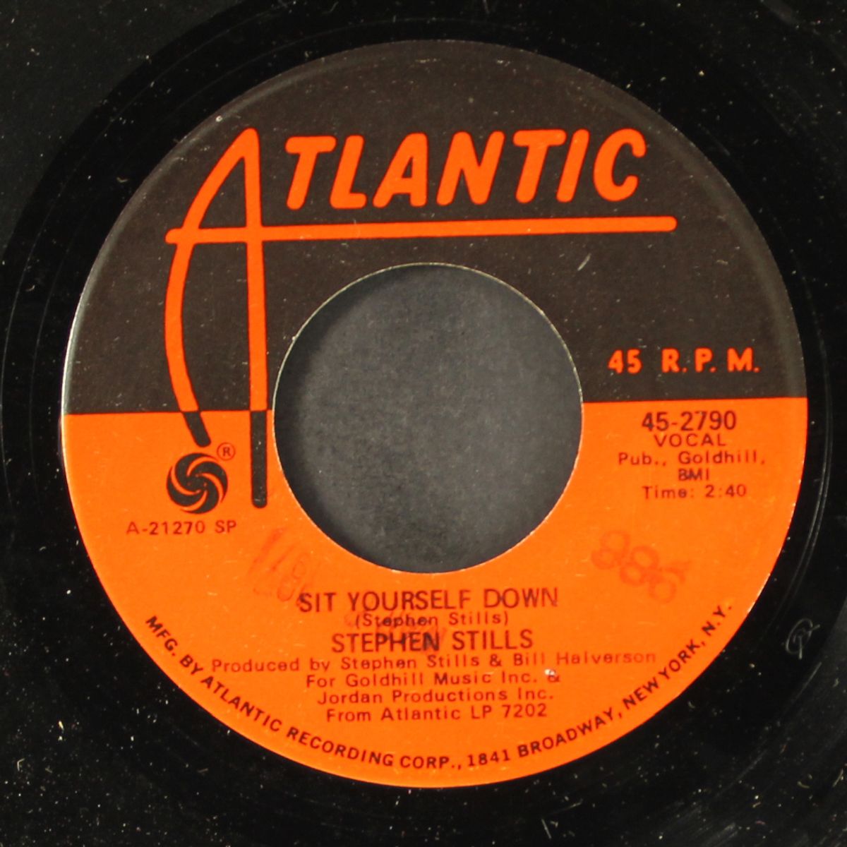 sit yourself down / we are not helpless by STEPHEN STILLS