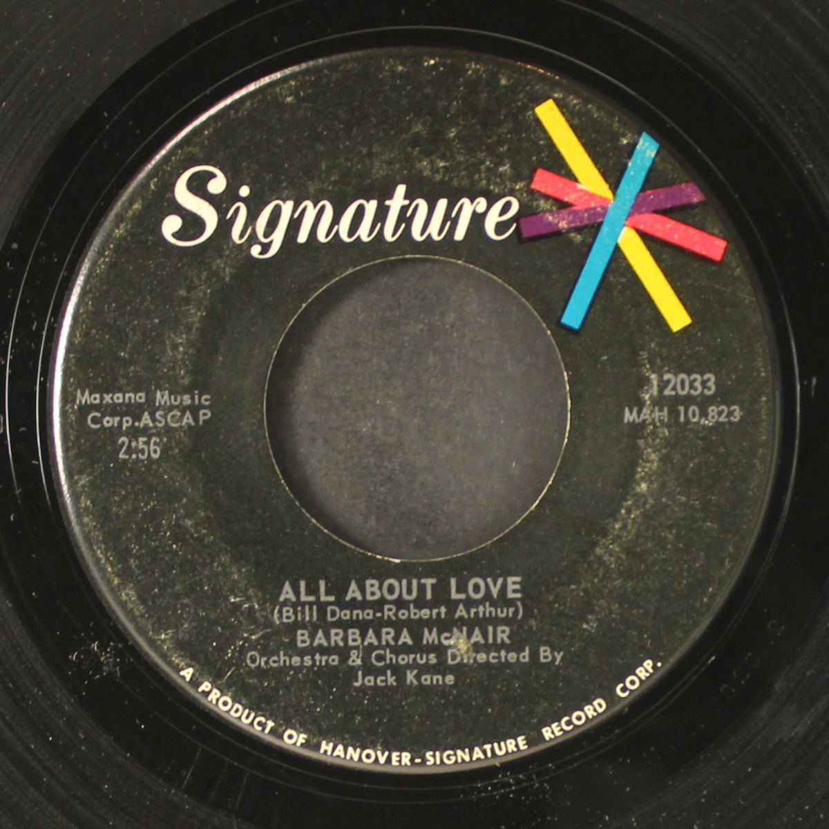 all about love / you done me wrong by BARBARA MCNAIR